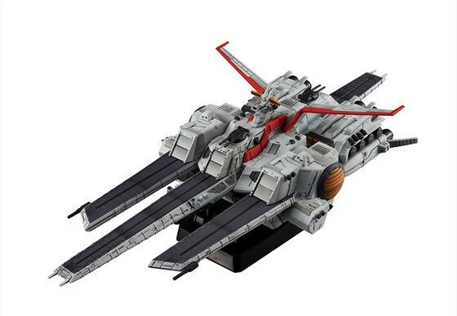 模型欣赏:megahouse02机动战士高达uc02拟·阿卡玛号巡洋舰,该舰