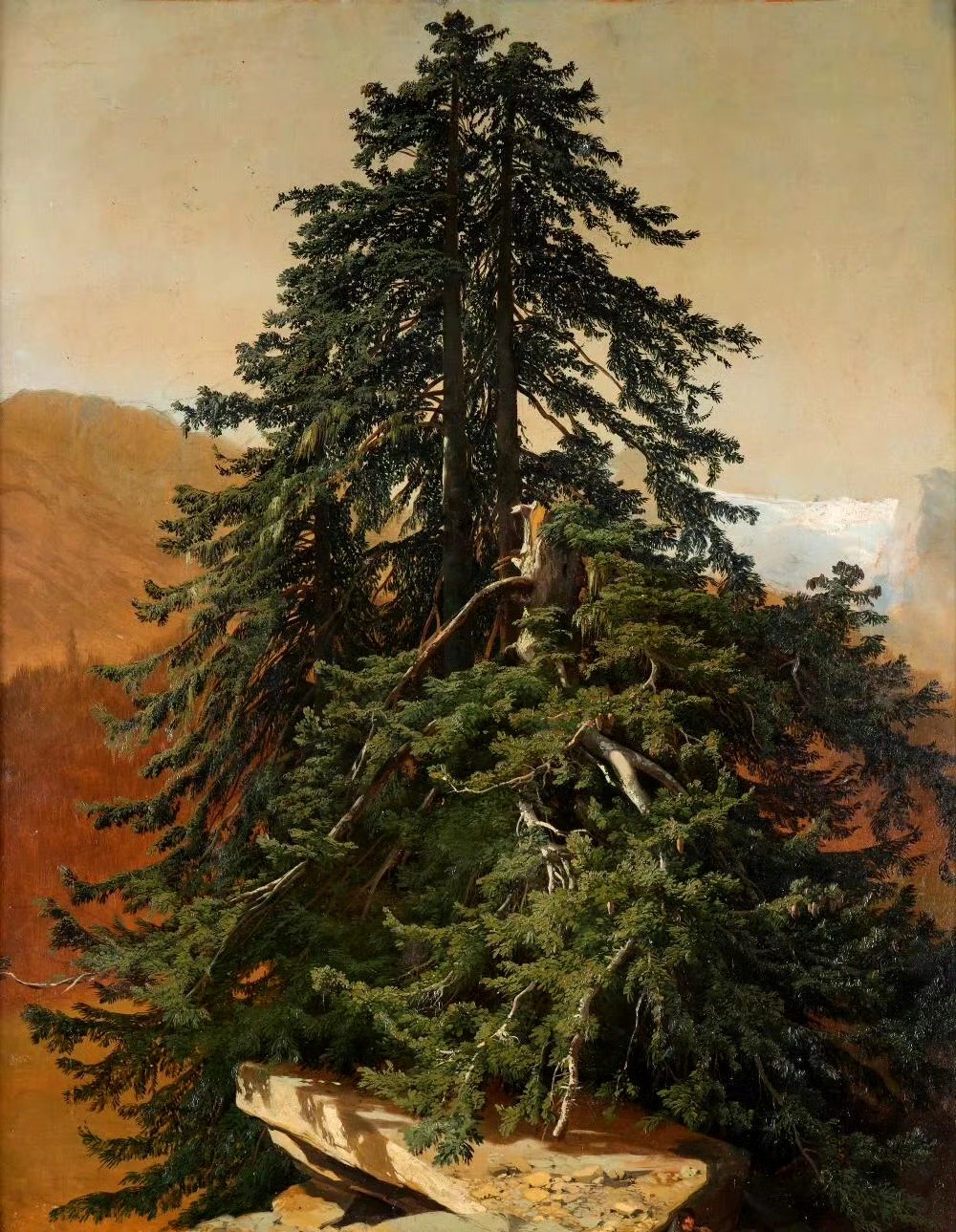 瑞士画家亚历山大·卡拉姆(1810 - 1864)油画作品欣赏