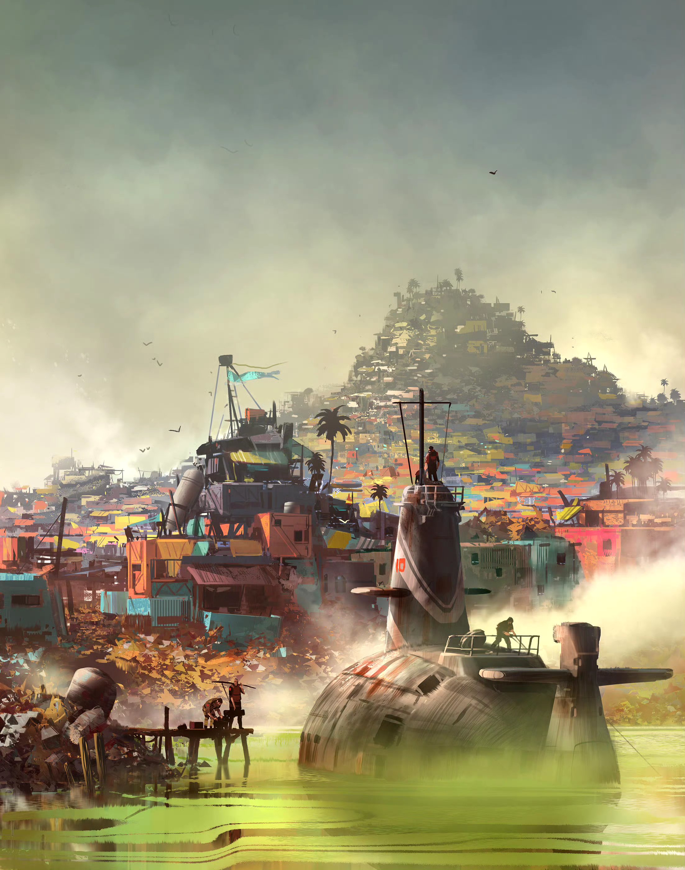 法国概念艺术家sparth科幻场景绘画作品欣赏