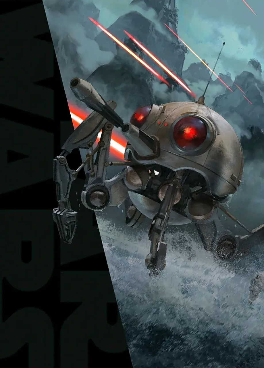 《星球大战:克隆人战争》贸易联盟三种蜘蛛机器人:og -9寻巢蜘蛛机器