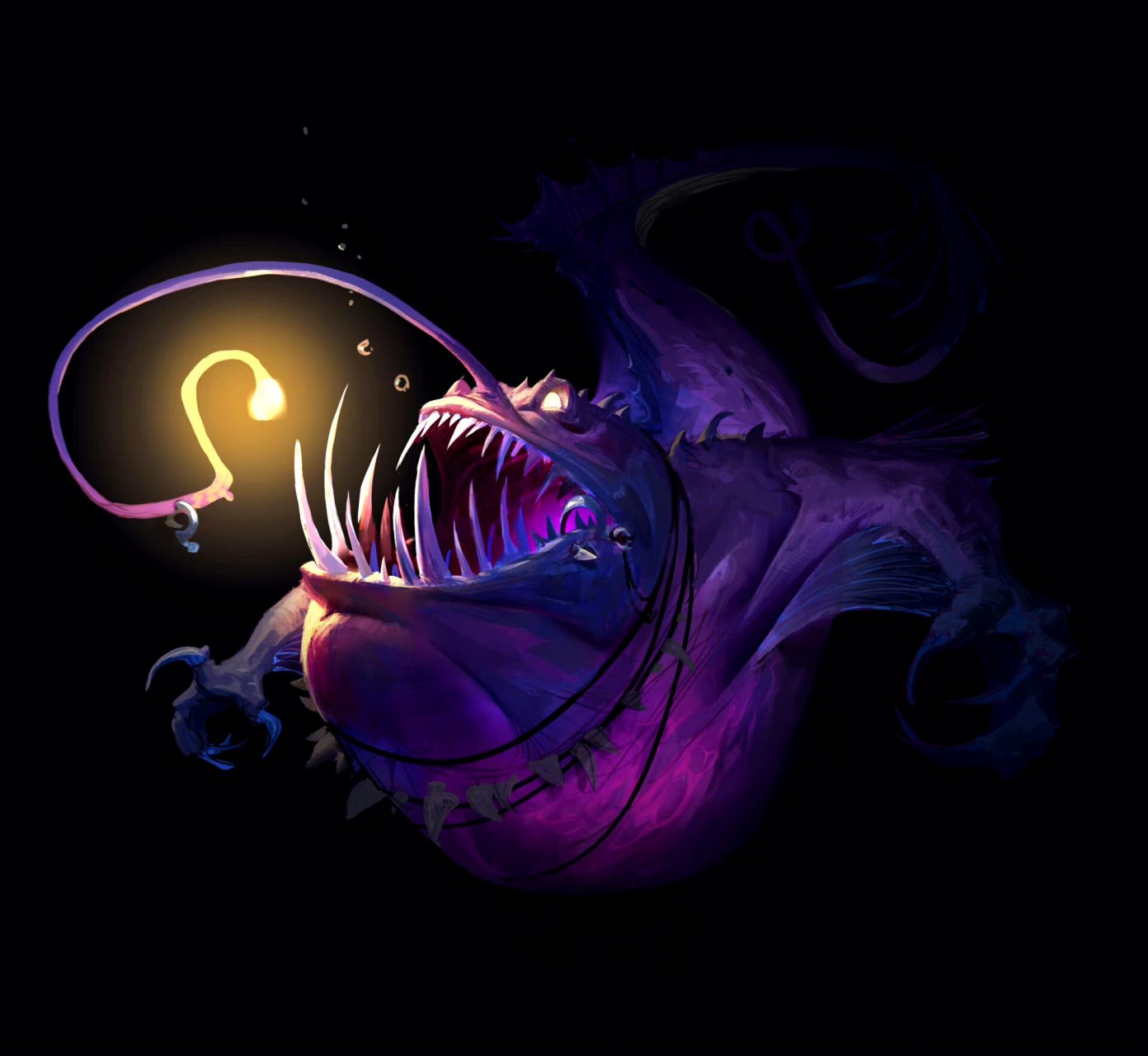 一组海洋生物拟人插画欣赏,by 画师ognjen sporin.