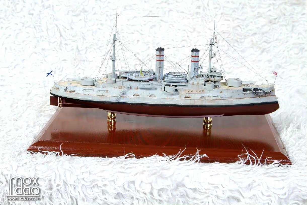 军模欣赏:小号手 1/350 俄罗斯 皇太子号战列舰,by 模型岛社区.