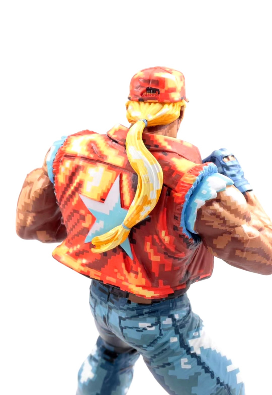 模型欣赏:2d像素风格的《拳皇》泰瑞·博加德,还原了街机的风格,by m