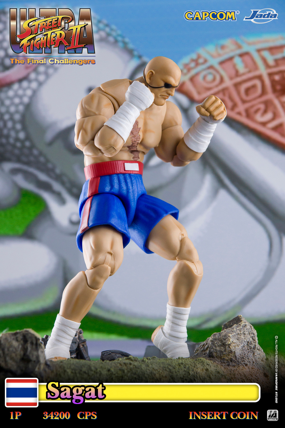 模型欣赏:jada出品 街头霸王 沙加特