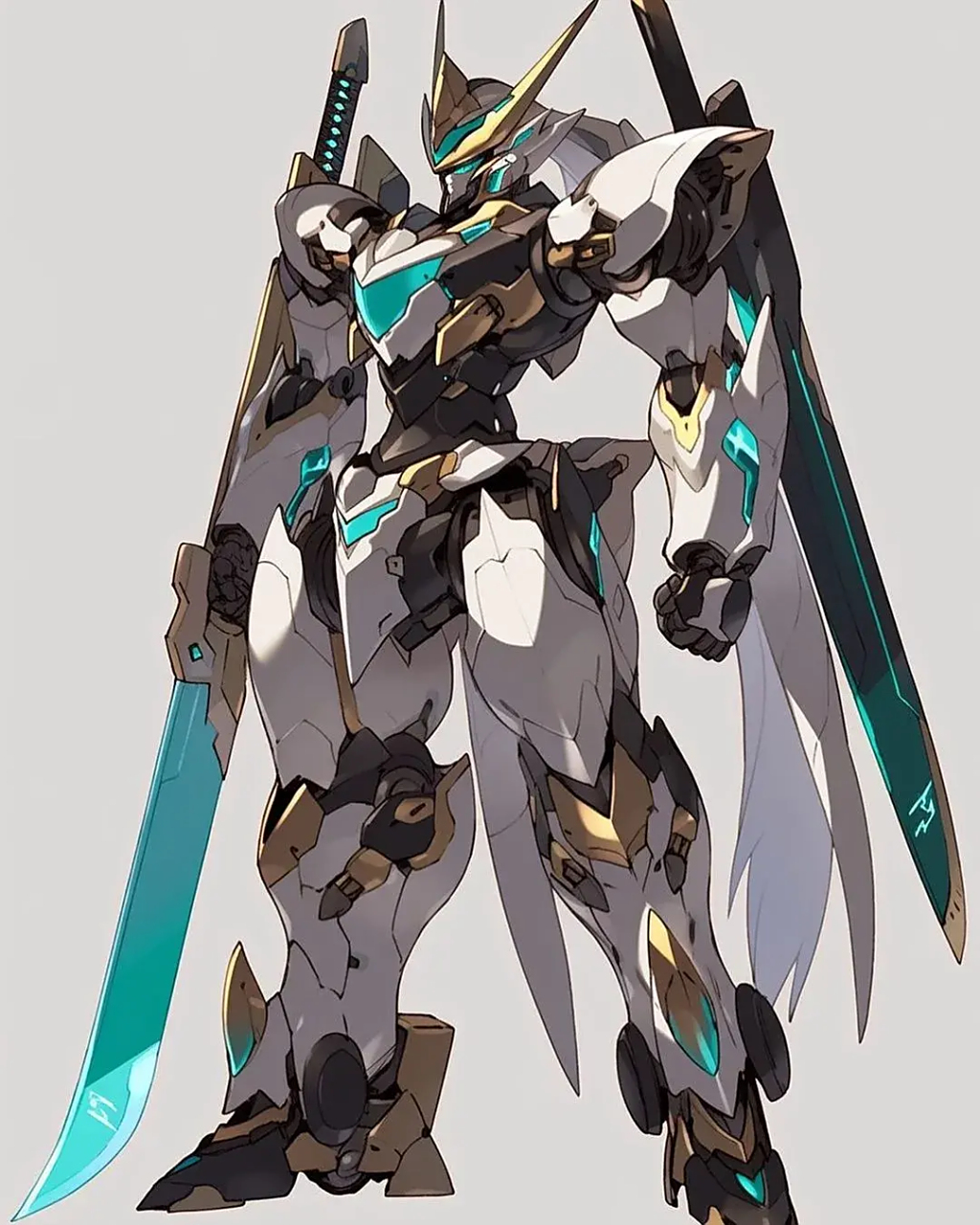 一组ai生成的机甲主题插画,现在展现的机甲样式越来越多了.