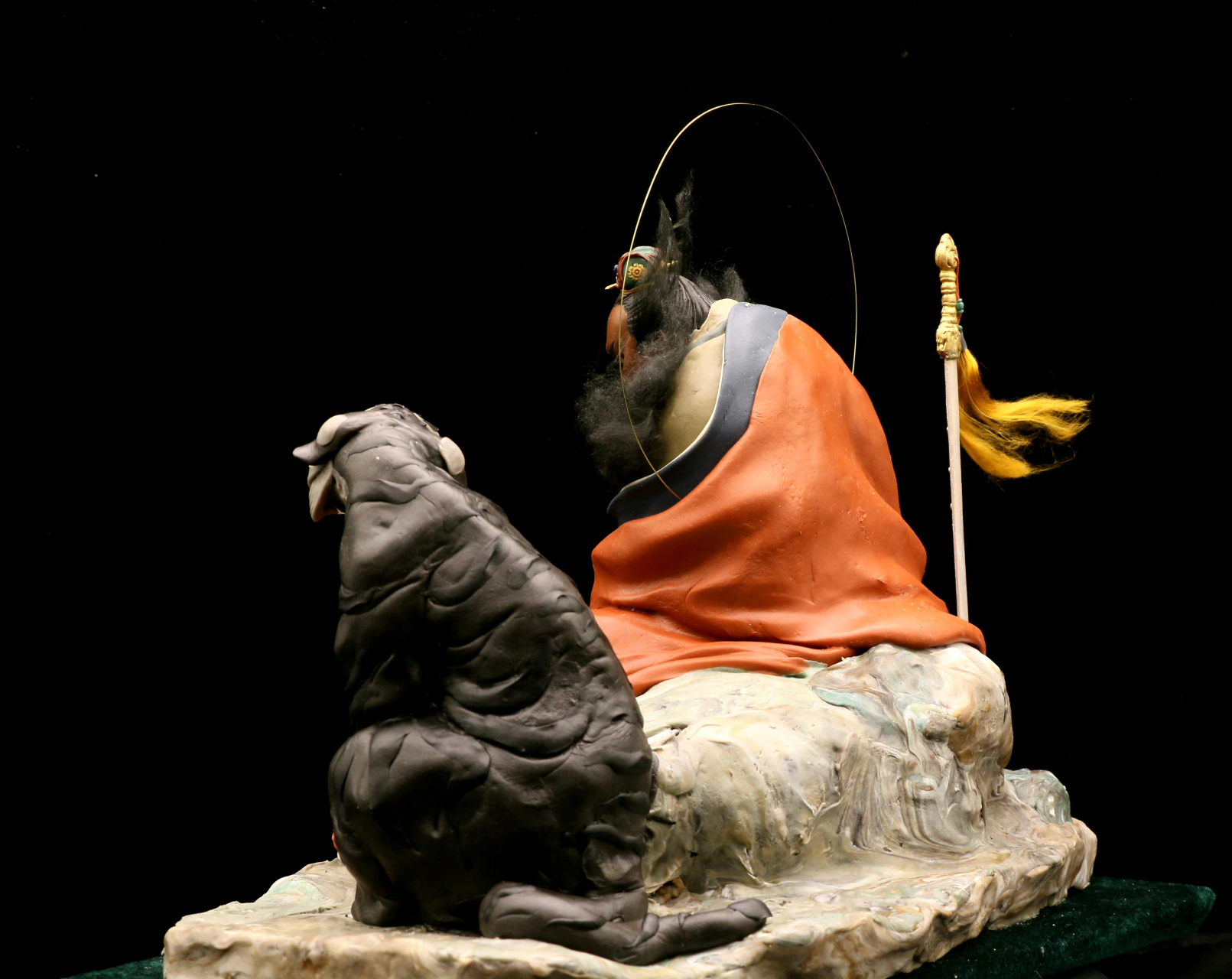 模型欣赏:明远面塑 龙虎山天师府 张天师.