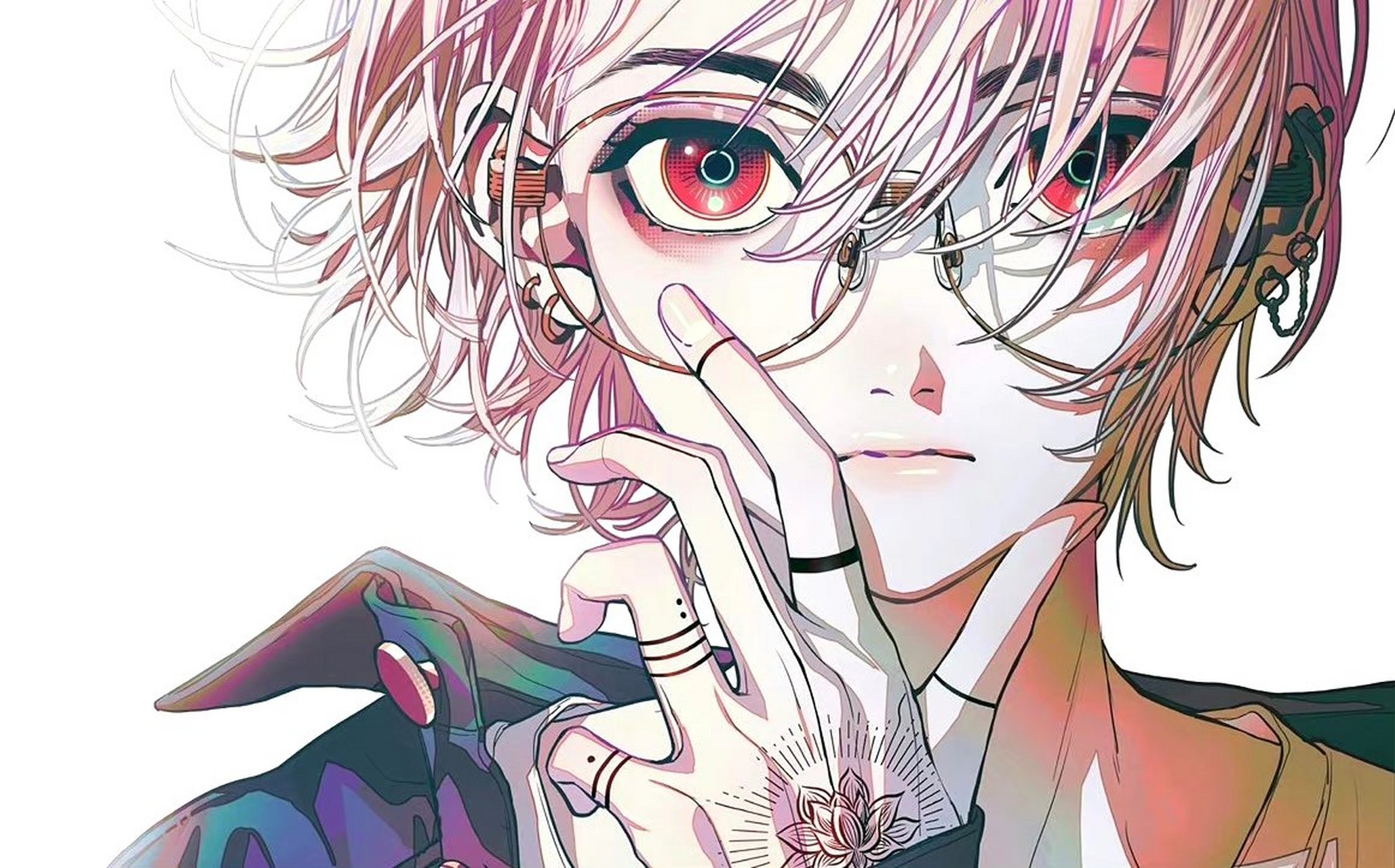 插画师 秋赤音 动漫人物插画欣赏,颜色明艳,风格怪诞,画面让人印象