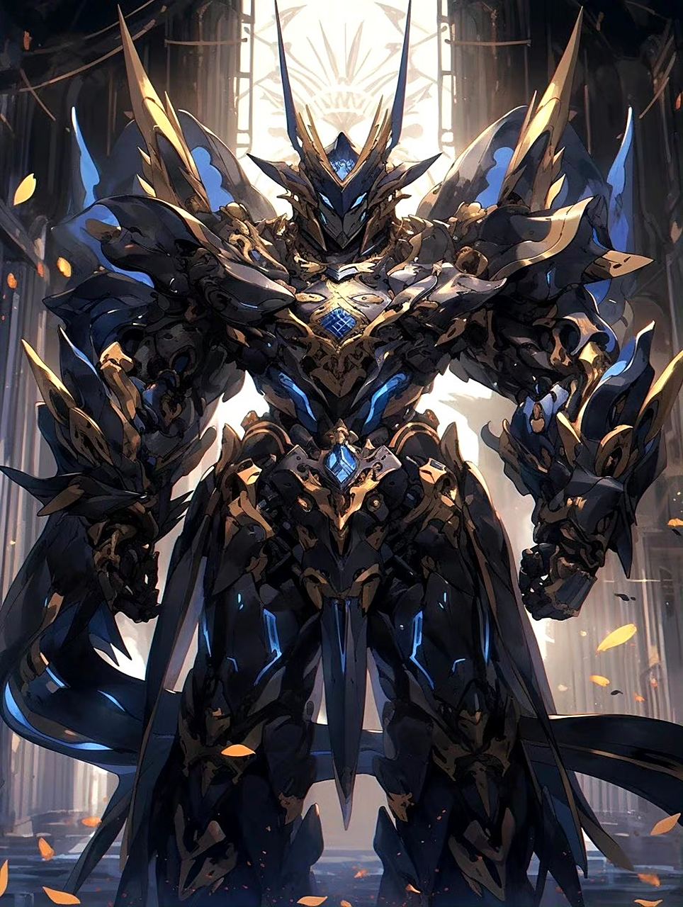 动漫# #插画# #机甲