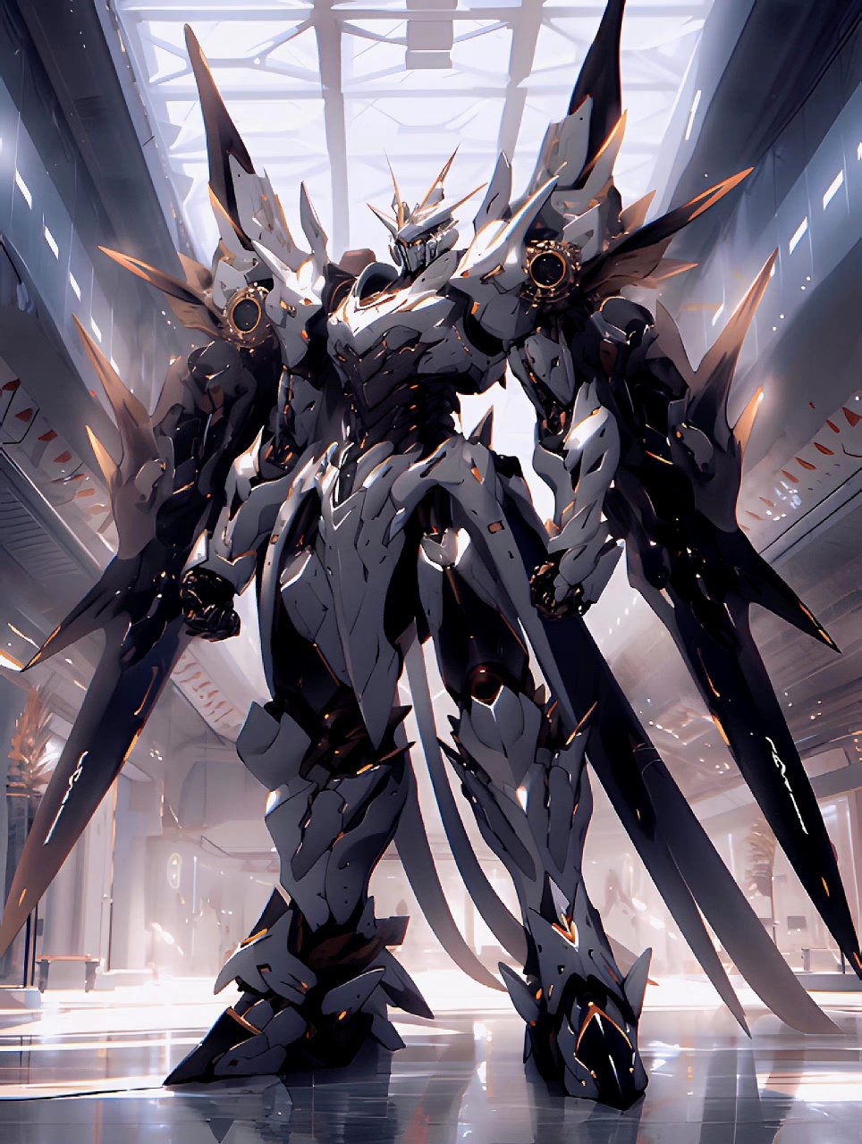 动漫# #插画# #机甲