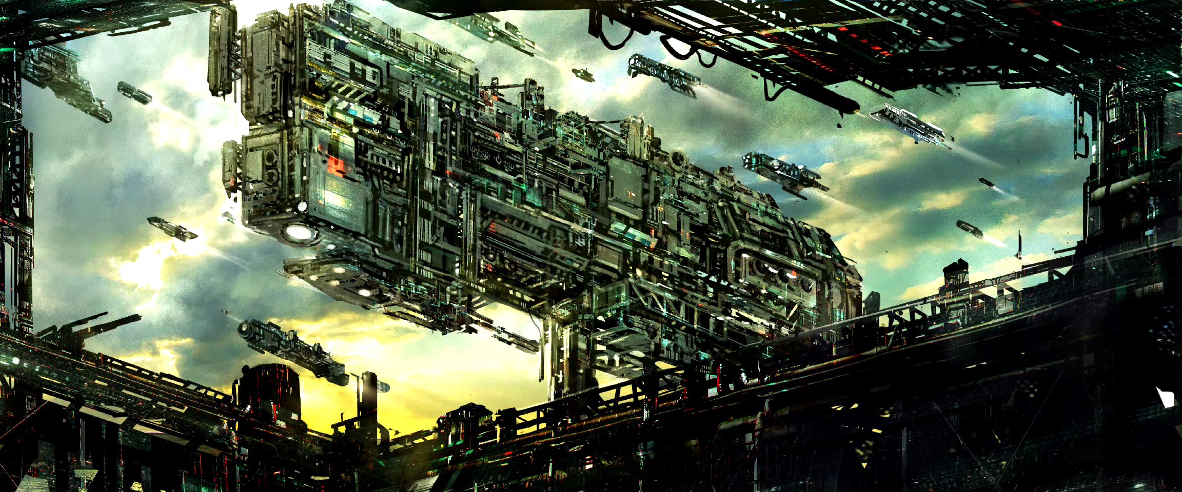 画师tajima haruki科幻场景绘画作品欣赏