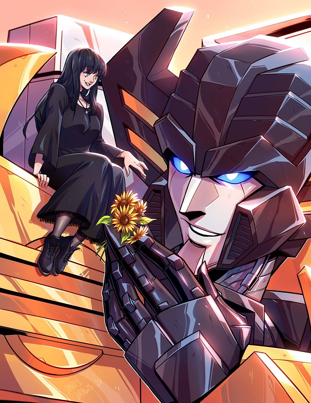 一组idw风格的变形金刚角色插画欣赏,人物设定越来越帅气,by darlsdr