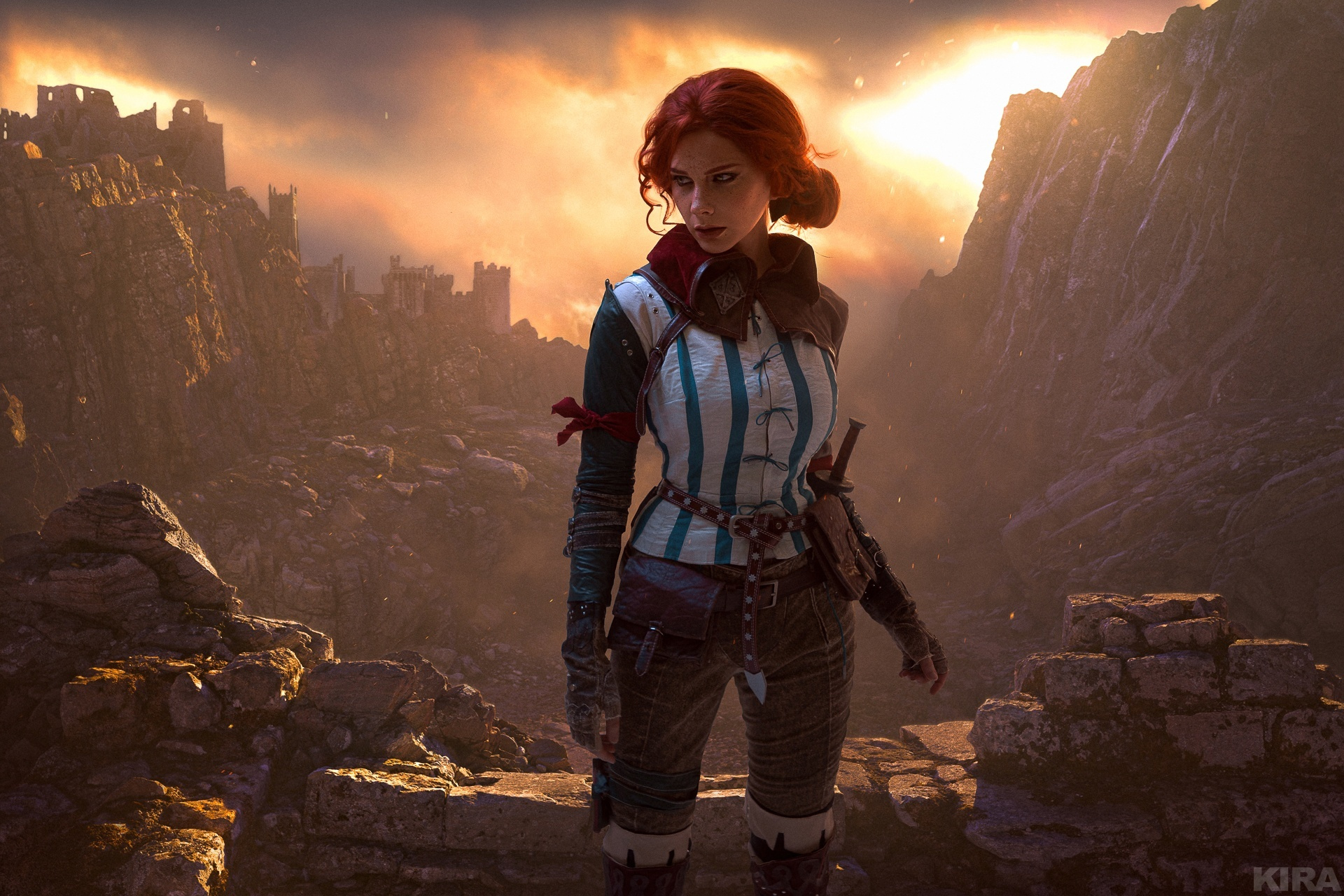 《巫师2:国王刺客》特莉丝·梅莉葛德 cosplay.#动漫# #插画# #游戏