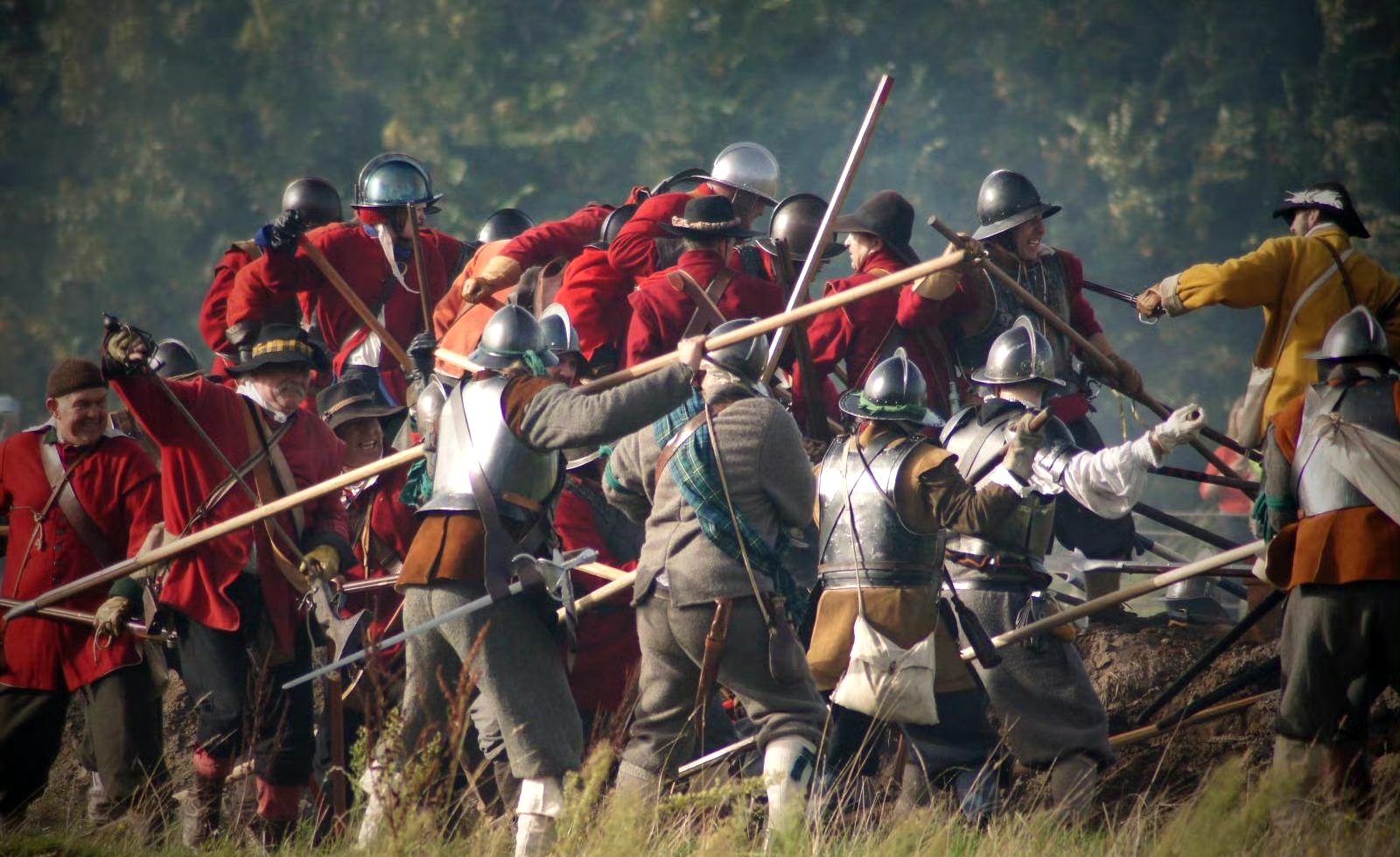 摄影师hans拍摄的一组荷兰古战重演活动《slag om grolle 2012》照片