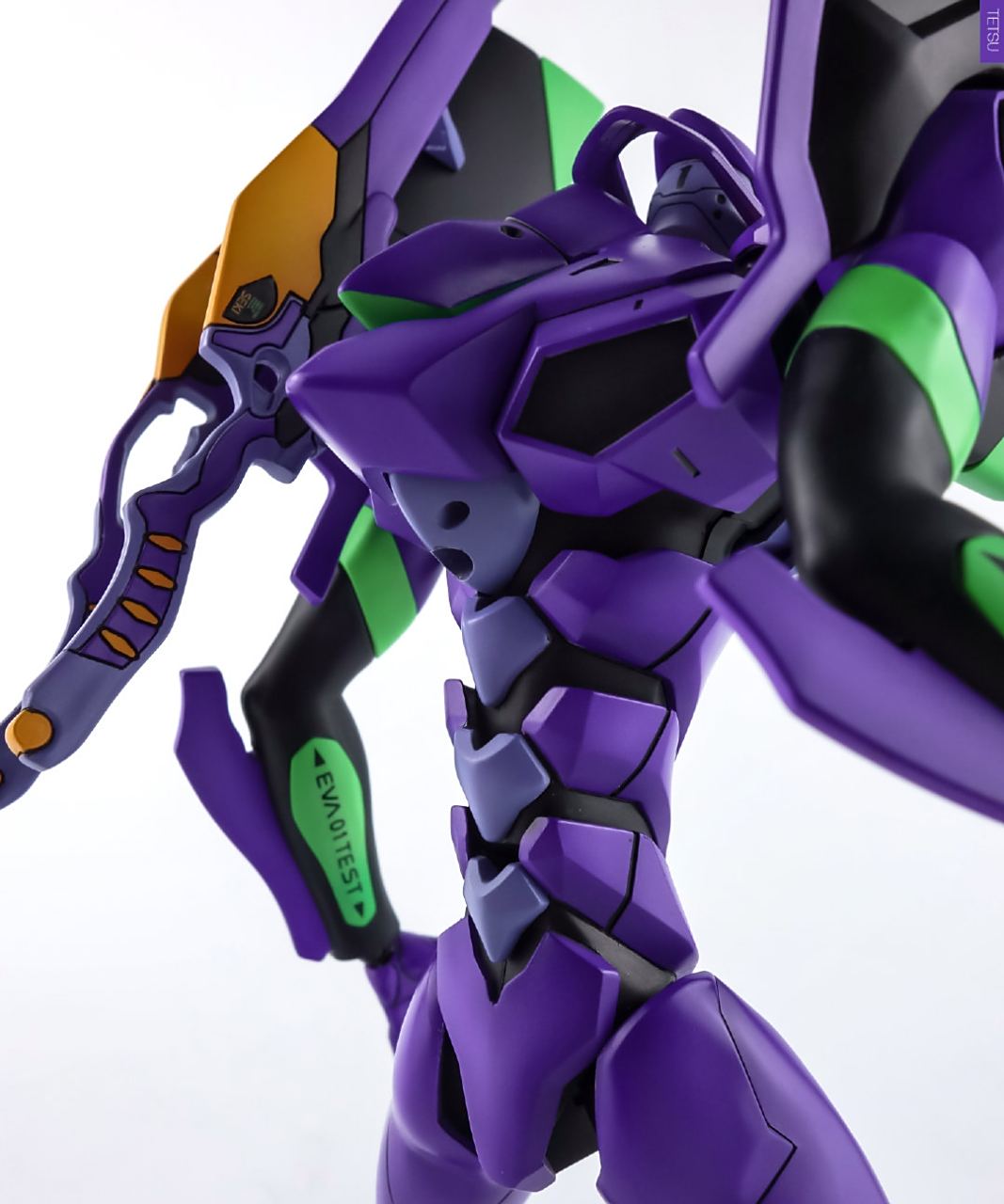 模型欣赏:万代 hg 初号机 tv版完全还原运输台,by tetsu ggbonbili .