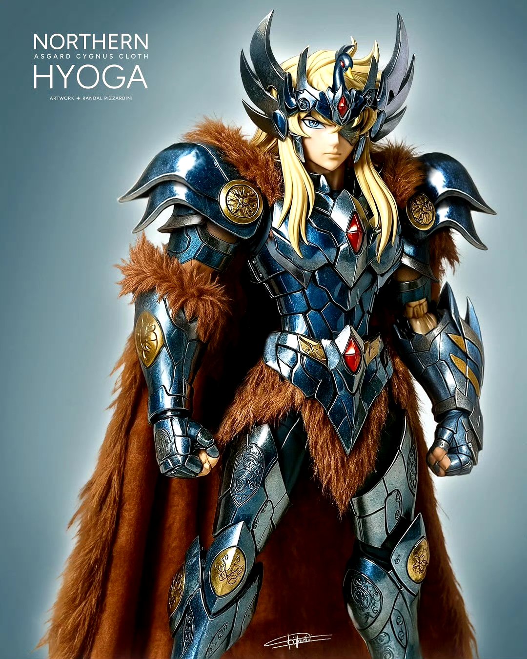 建模欣赏:建模师randal pizzardini根据冰河同人插画制