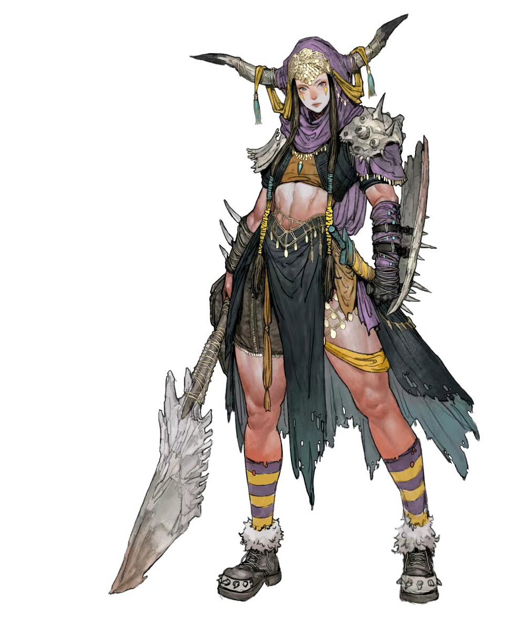 画师kyoung hwan kim动漫角色设定欣赏,画风细致,充满了复古风格.