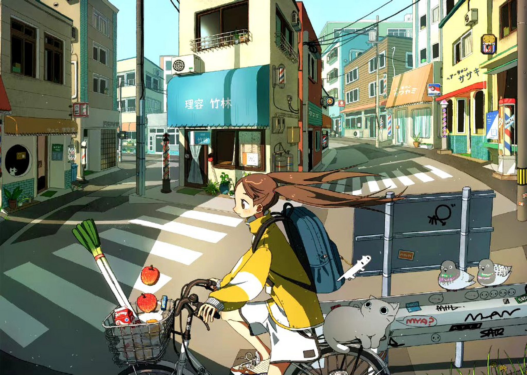 画师tao创作的概念场景作品,充满生活气息.#动漫# #插画# #二次元