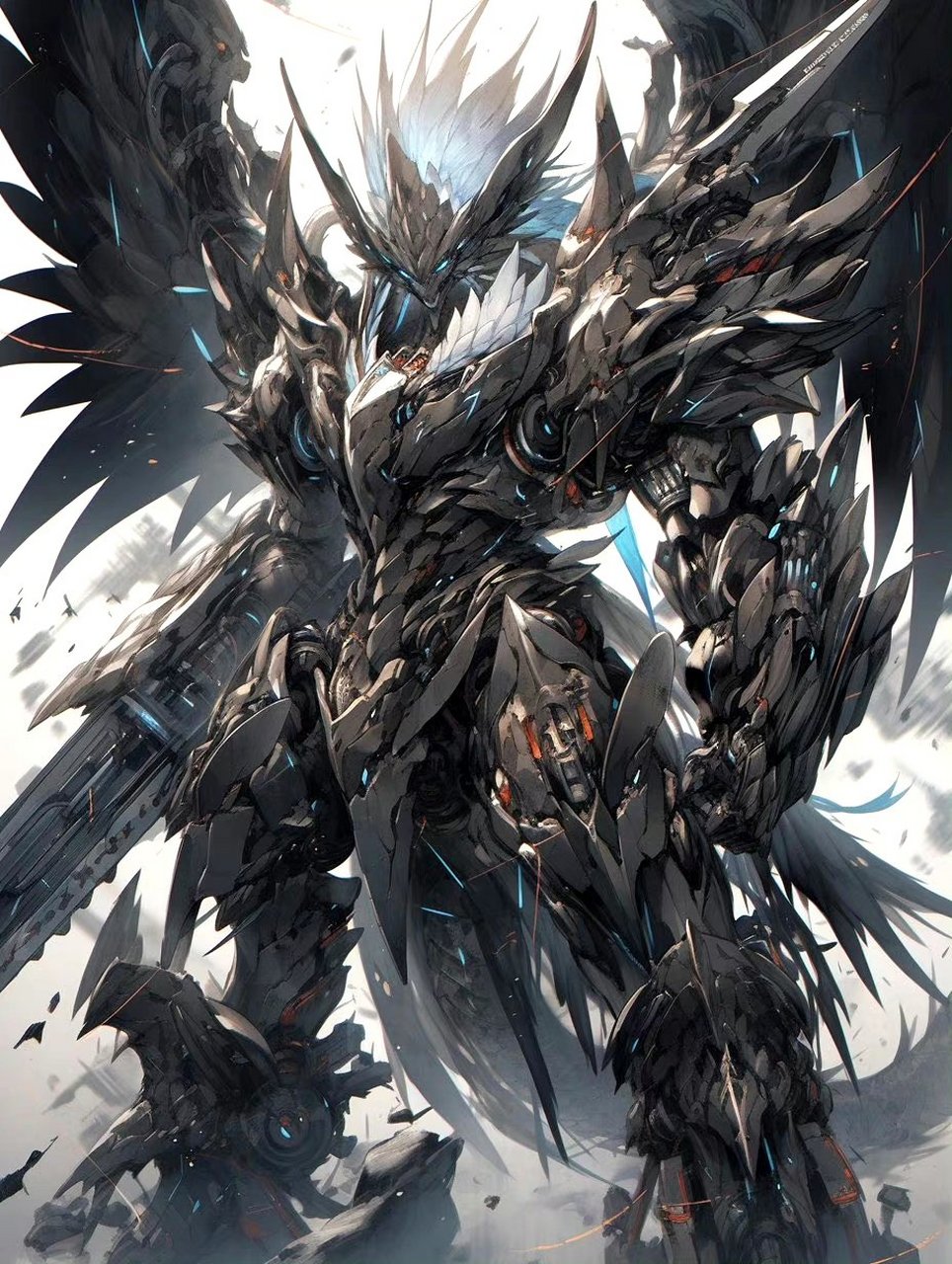 动漫# #插画# #机甲