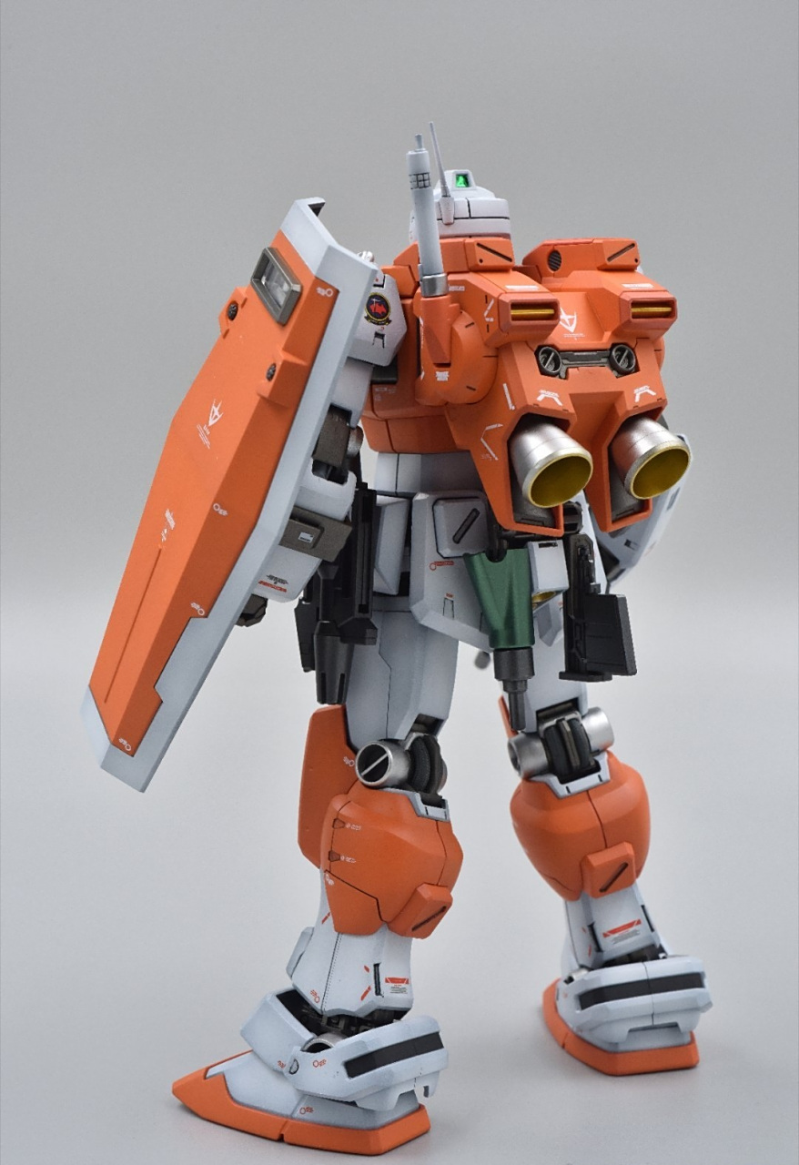 模型欣赏:机动战士高达0083 1/100 mg 高出力吉姆,by 高机动特装型