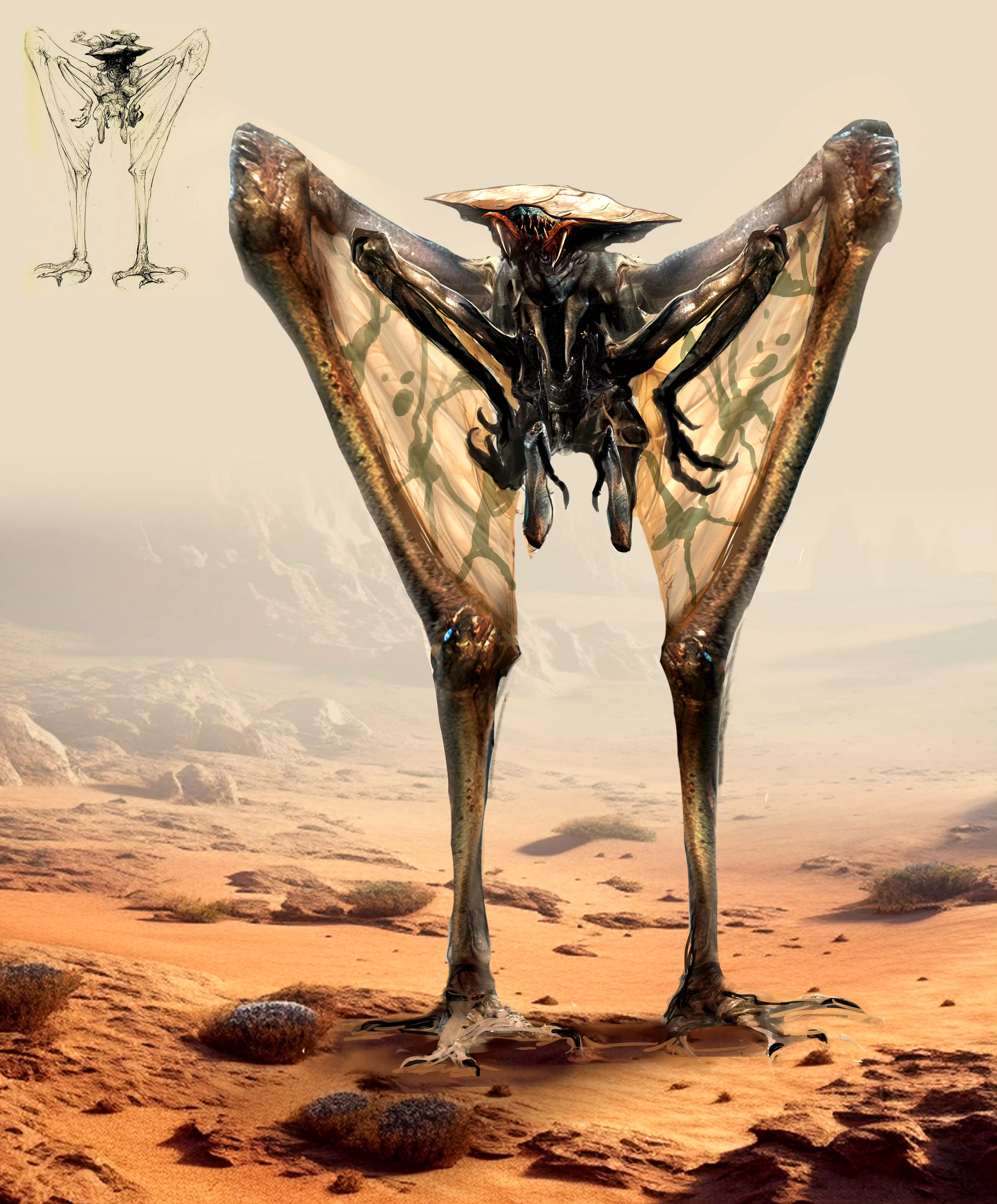 画师bobby rebholz奇幻生物插画作品欣赏,用丰富的想象力结合多种生物