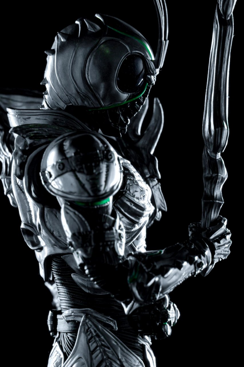 模型欣赏:shf 假面骑士 影月,by 鬼笑言.#动漫# #模型# #假面骑士