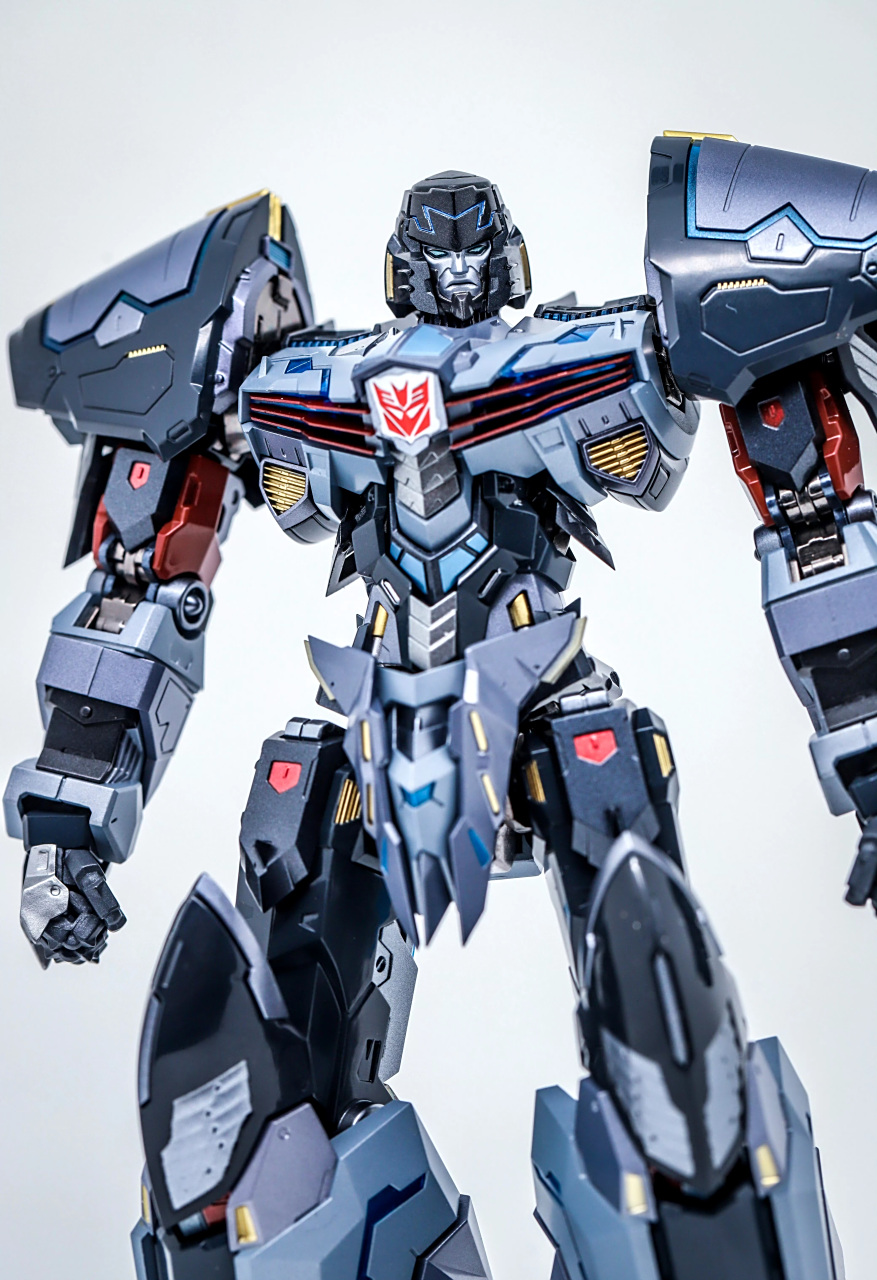 模型欣赏:铁机巧 变形金刚 镜像威震天,by notrab.