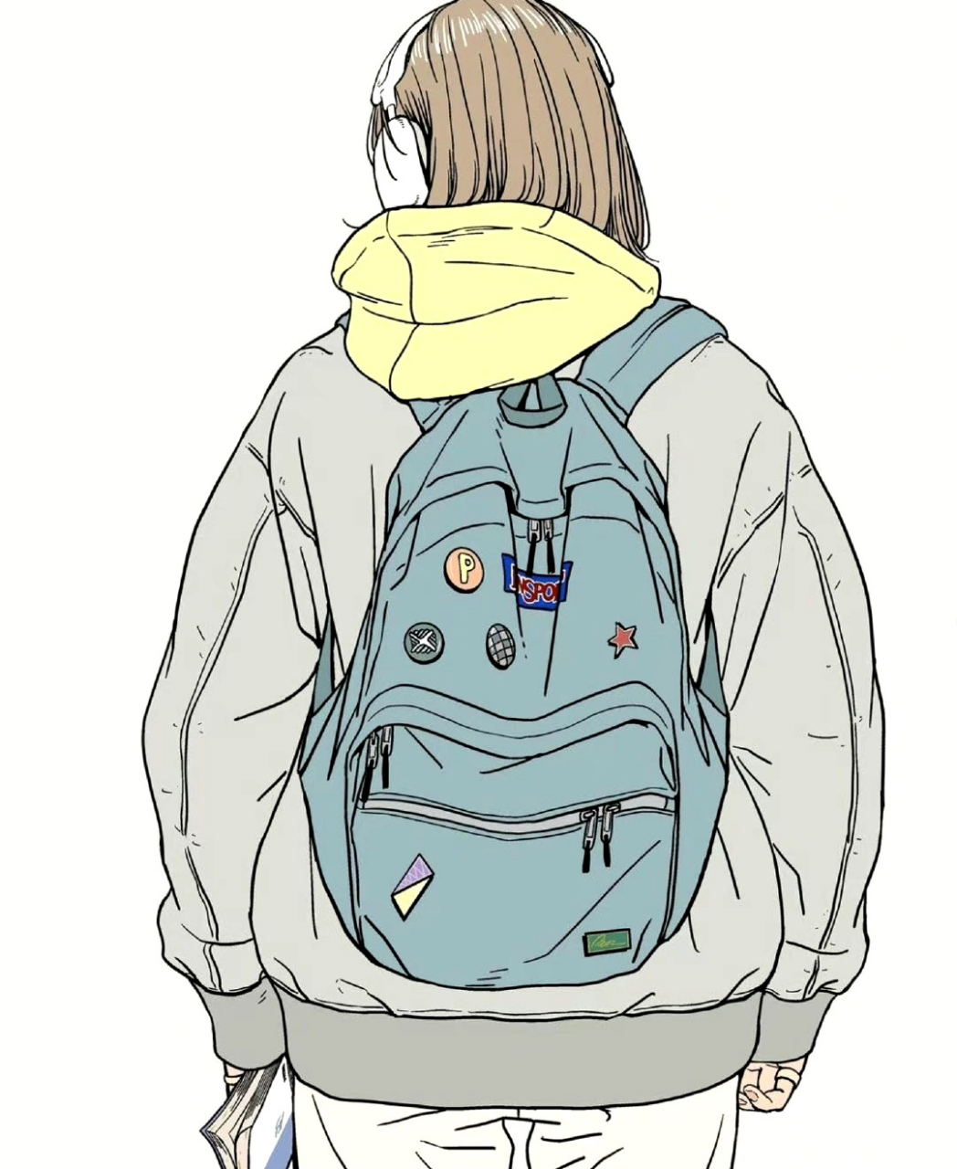 画师mar动漫人物设计欣赏,用流畅的线条勾画出动人的角色,画风简约