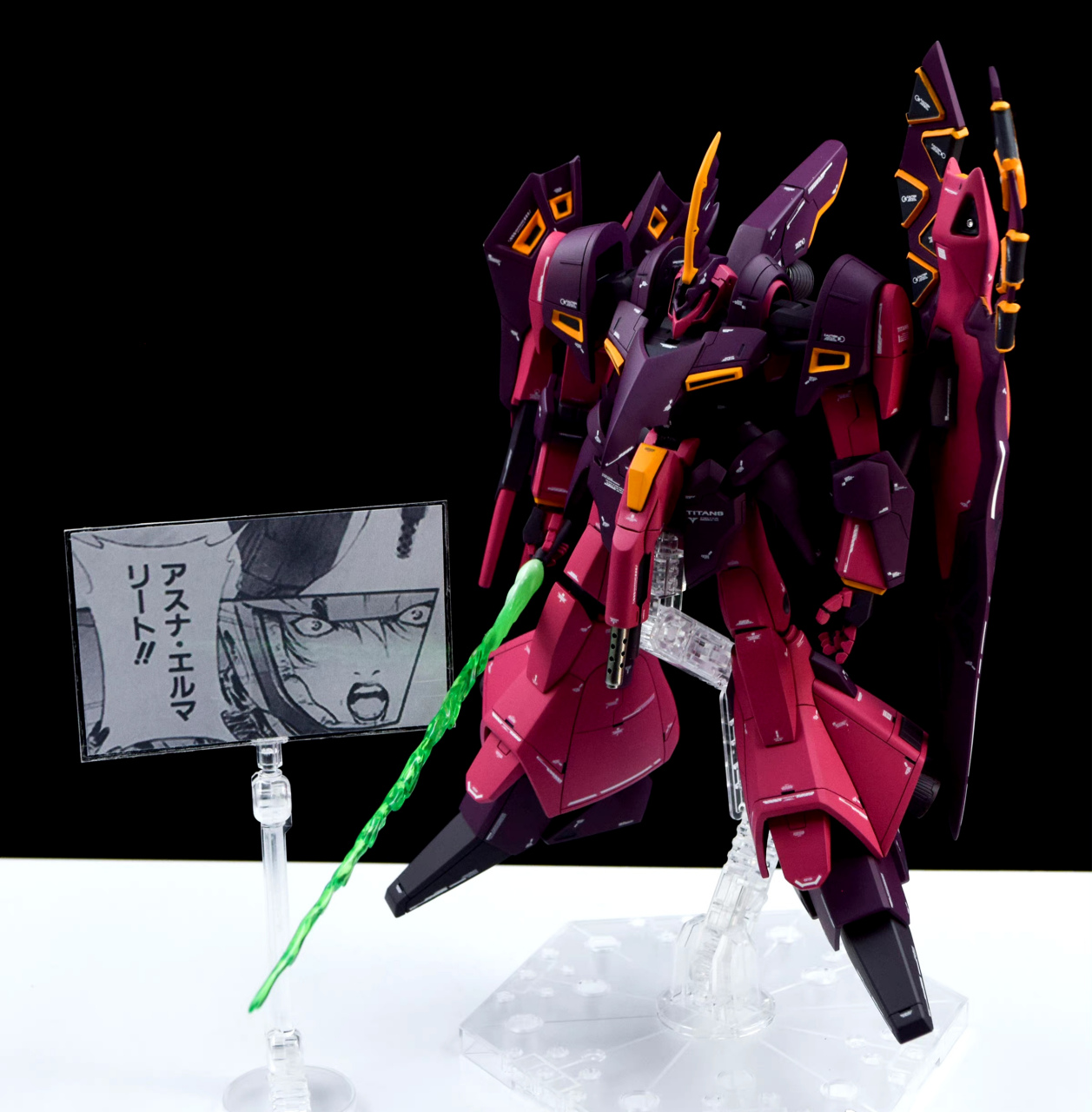 模型欣赏:机动战士高达z orx-005cs 加普兰 爱莉西亚特装型,by tame