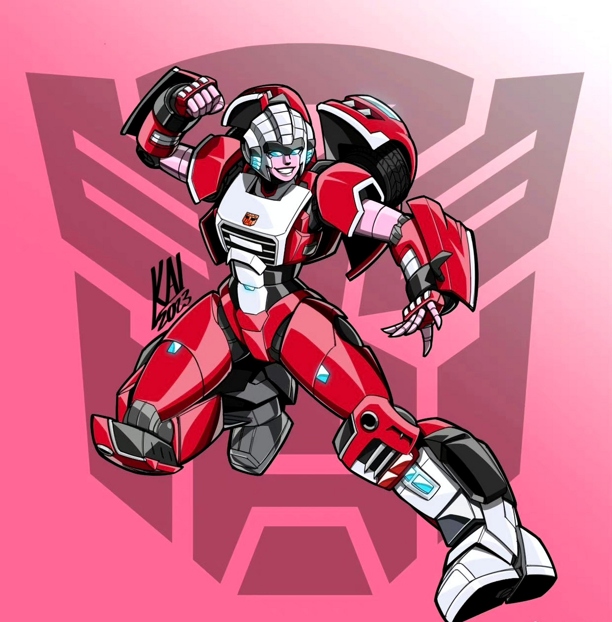 一组各种配色的阿尔茜,by kairito01.#动漫# #插画# #二次元