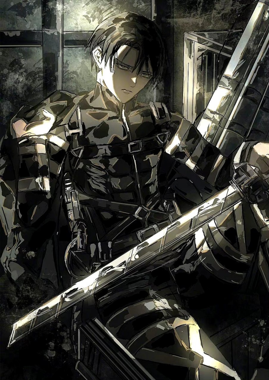 画师phq3u绘制的一组《进击的巨人》同人插画作品,展现了调查兵团众人