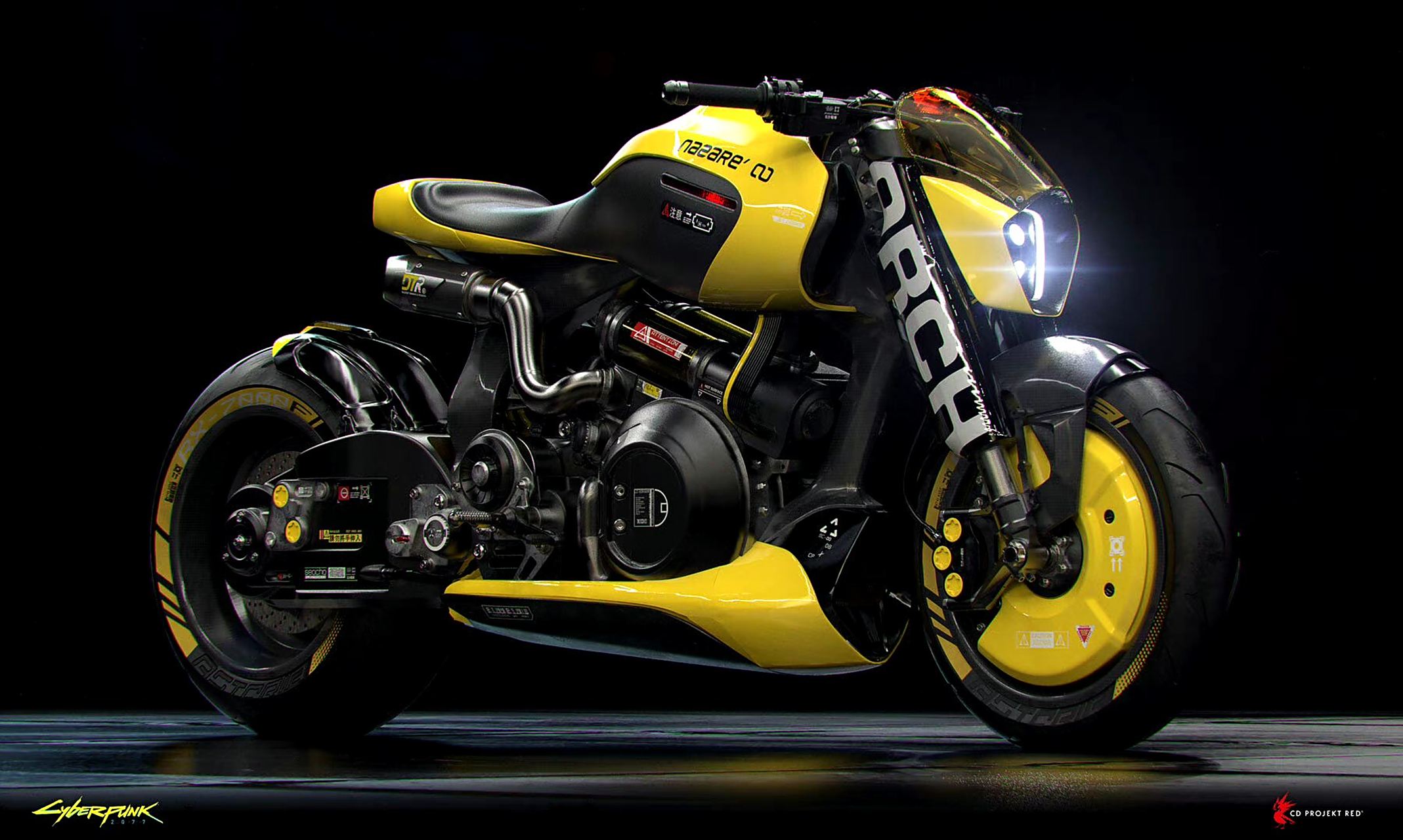 游戏《赛博朋克2077》中的摩托车载具建模欣赏,by filippo ubertino.