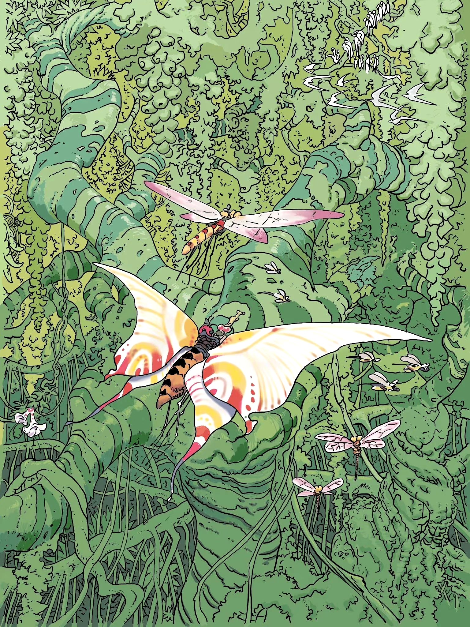 墨比斯的作品以诗意梦幻,简洁灵动的著称,对流行文化的影响非常深远