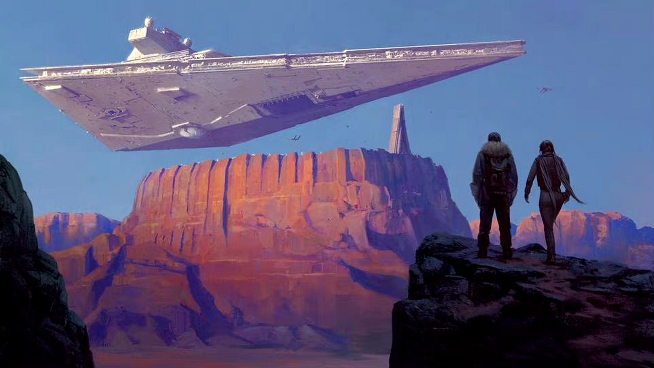 一组电影《星球大战:侠盗一号》概念场景插画欣赏,拥有星战系列最好的