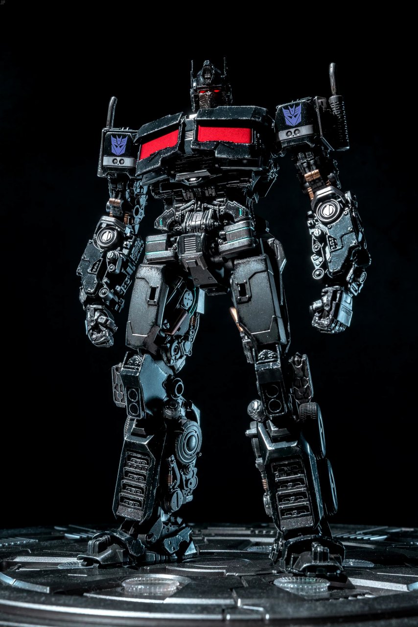 模型欣赏:《变形金刚:超能勇士崛起》yolopark 擎天柱暗黑重涂,by