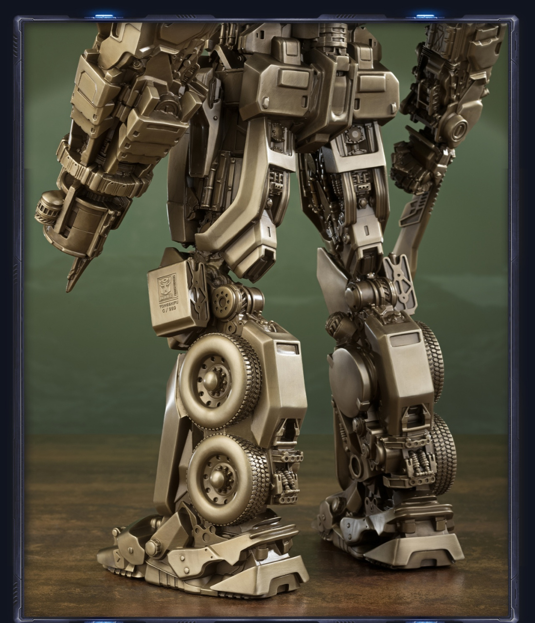 模型欣赏:铜师傅 变形金刚7 擎天柱 雕像.#动漫# #模型# #变形金刚