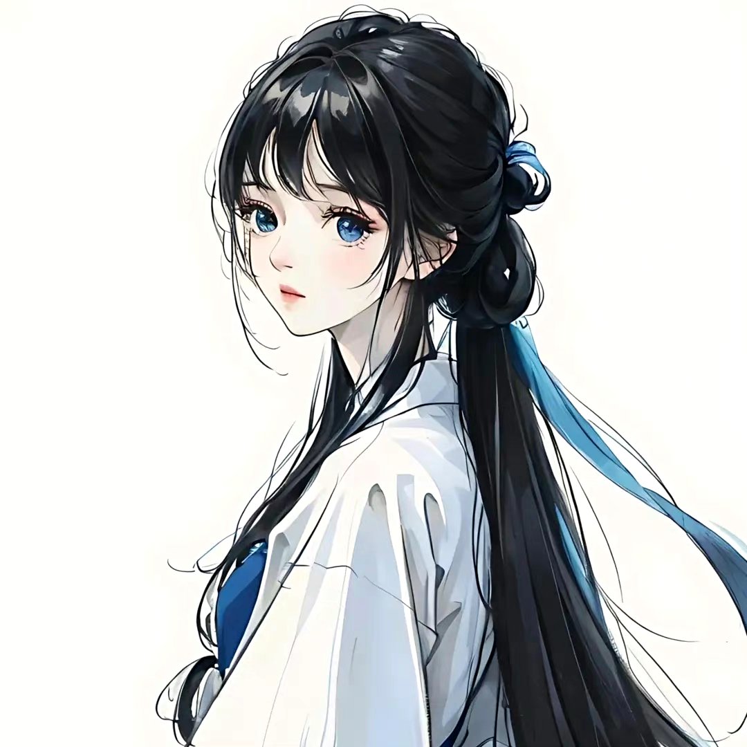 一组精致甜美的古风插画,画风细致,清秀可人. #动漫# #插画# #二次元