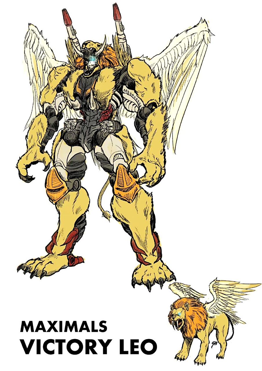 野兽化变形金刚狮王史达,史达和狮王各自具有野兽形态,并且还可以合体