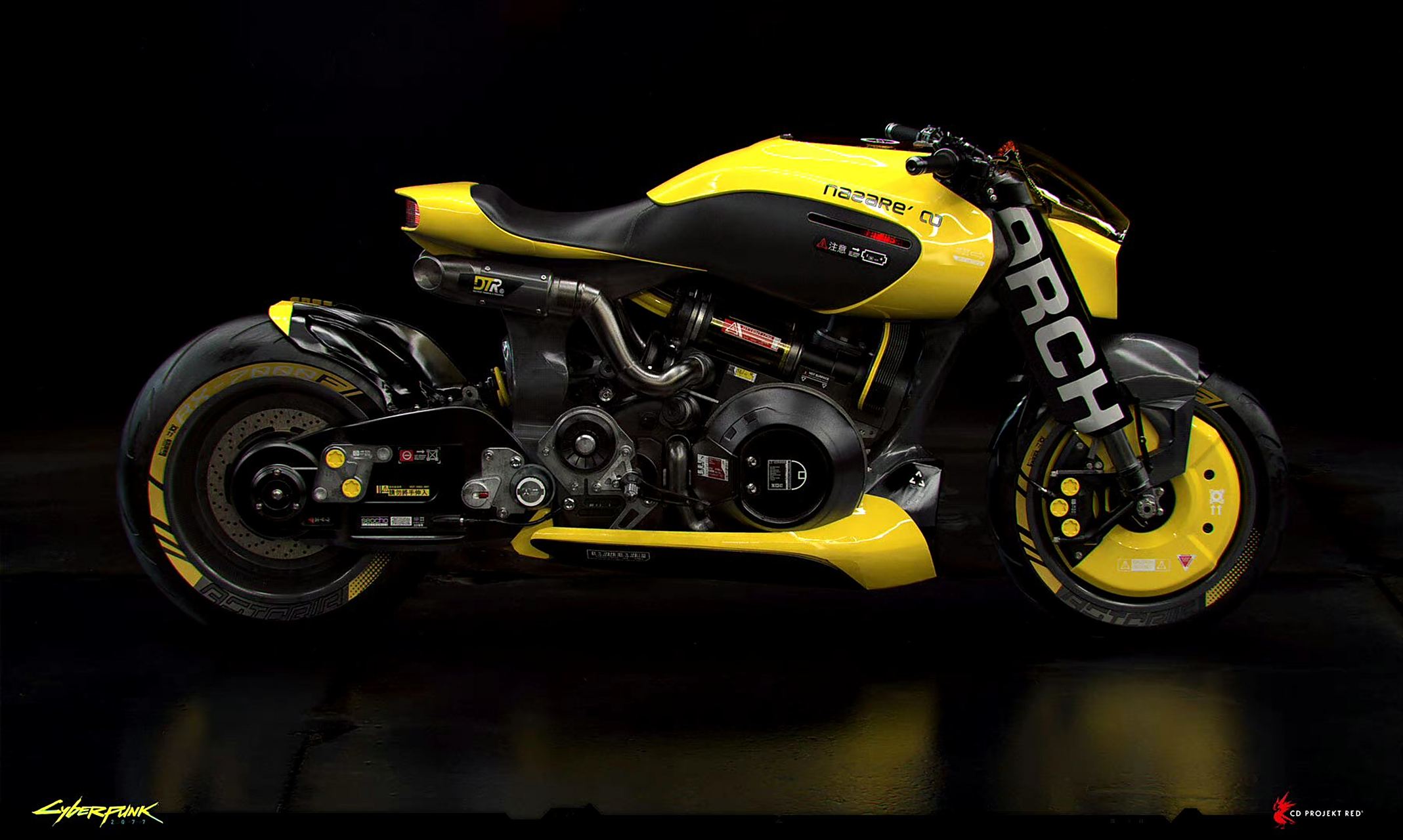 游戏《赛博朋克2077》中的摩托车载具建模欣赏,by filippo ubertino.