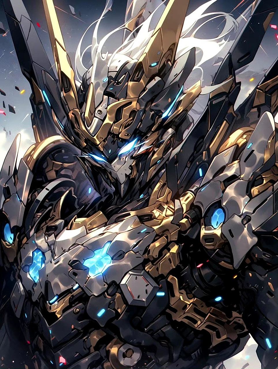 动漫# #插画# #机甲