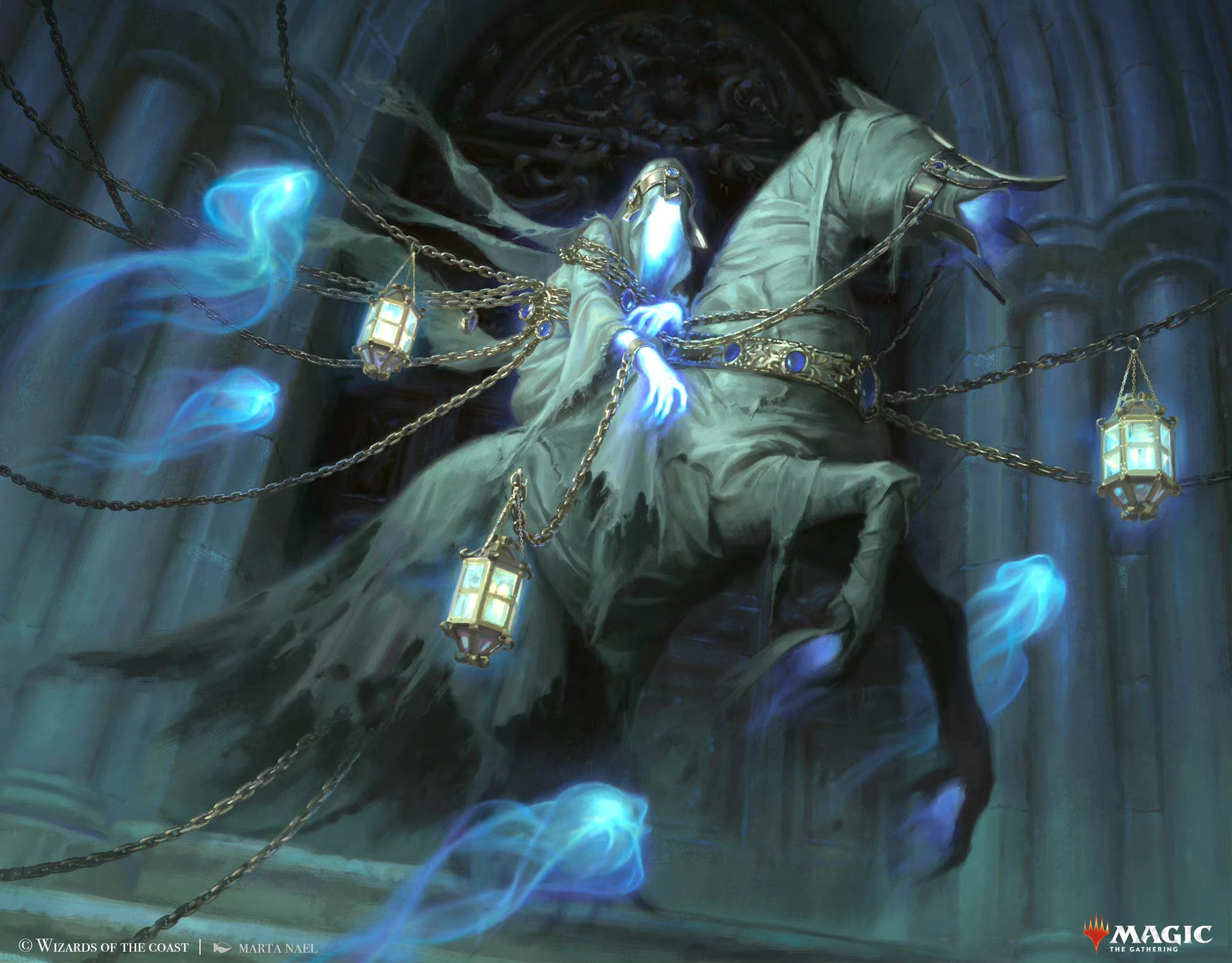 一组万智牌封绘插画欣赏,by marta nael. #游戏# #插画# #万智牌