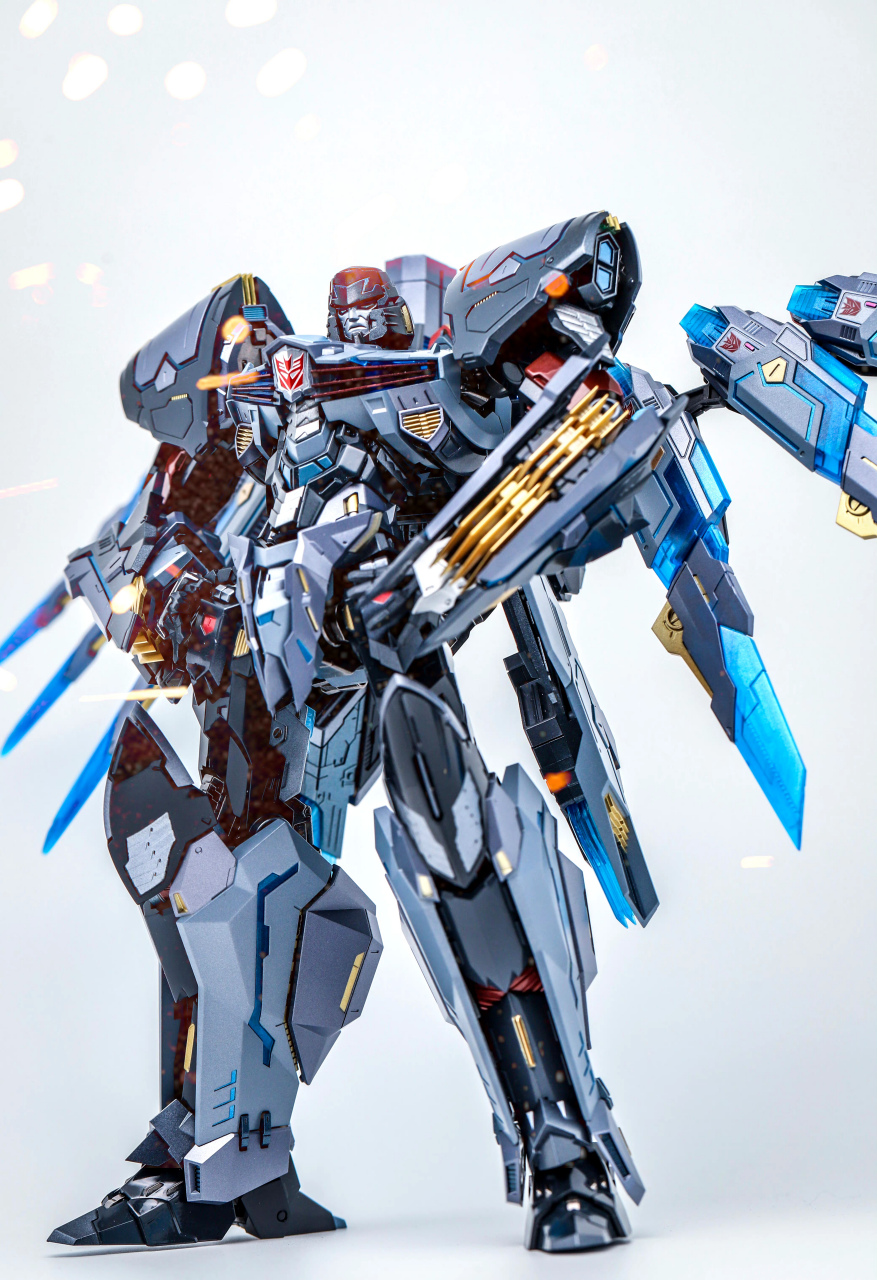 模型欣赏:铁机巧 变形金刚 镜像威震天,by notrab.