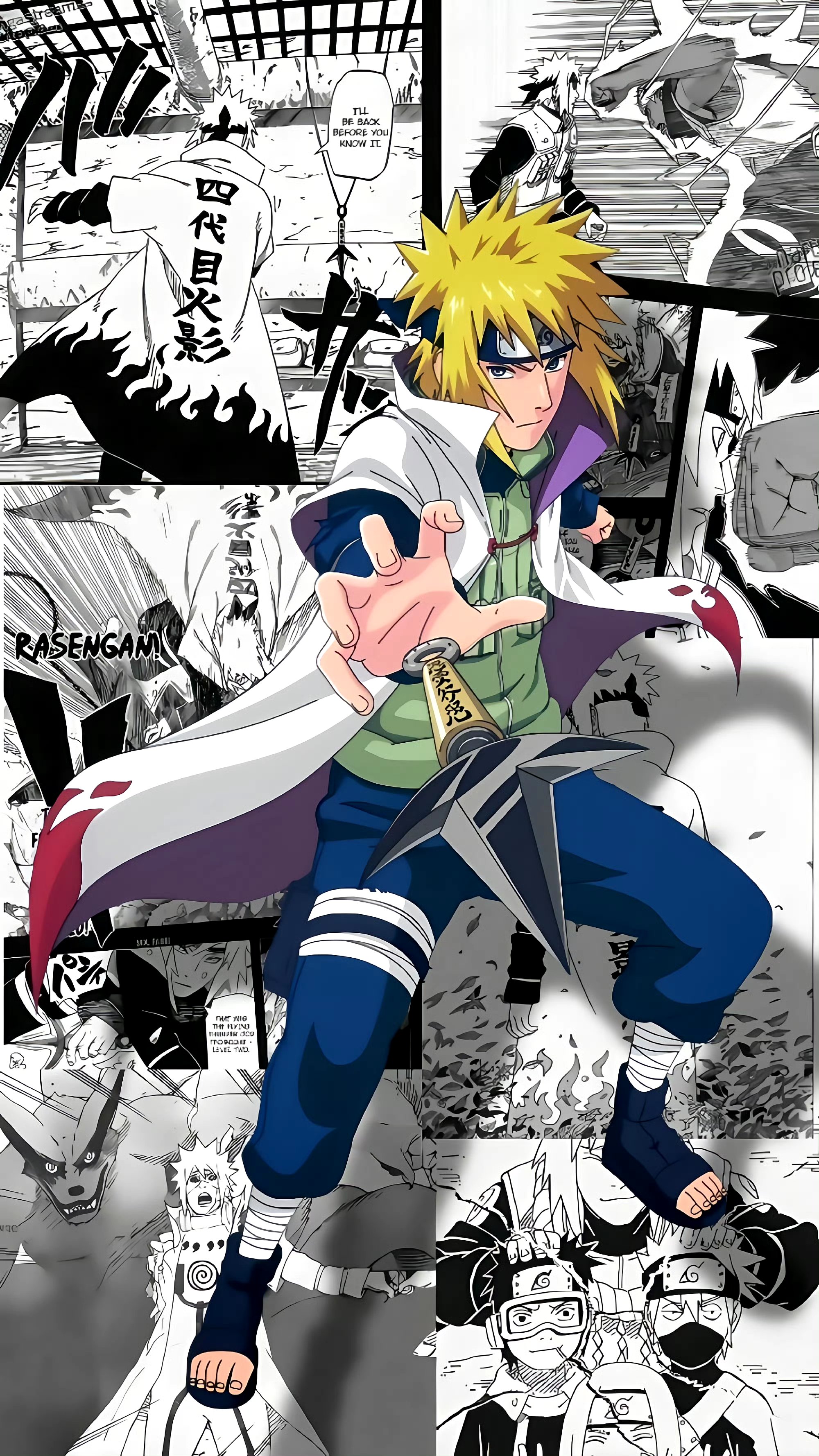 分享一组动漫《火影忍者》插画作品,岸本老师用简约而流畅的画风描绘