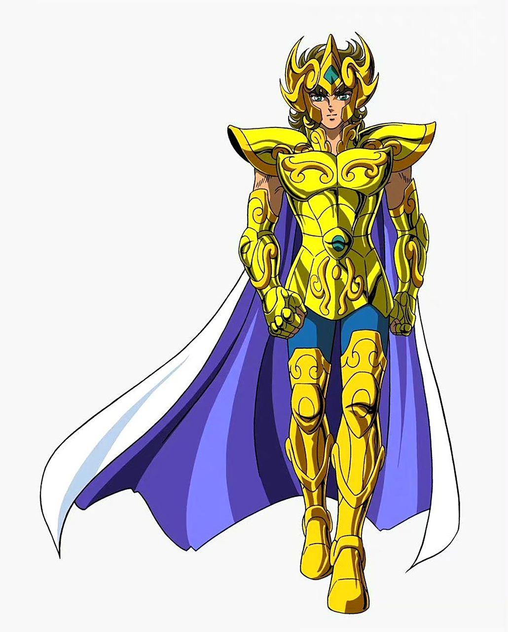 一组tv版《圣斗士星矢》黄金圣斗士原画欣赏,人物不全但十分生动.