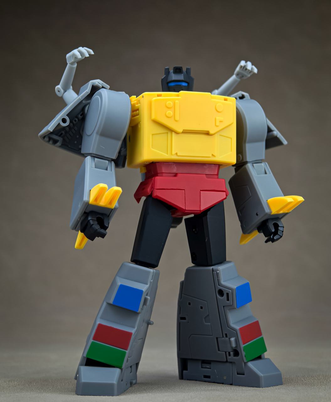 模型欣赏:魔方 ms-toys 变形金刚 机器恐龙 钢锁,角色出自同名动画,由