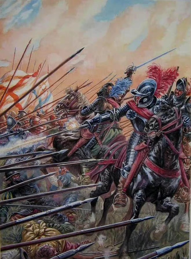 分享一组战争插画作品,描绘了16