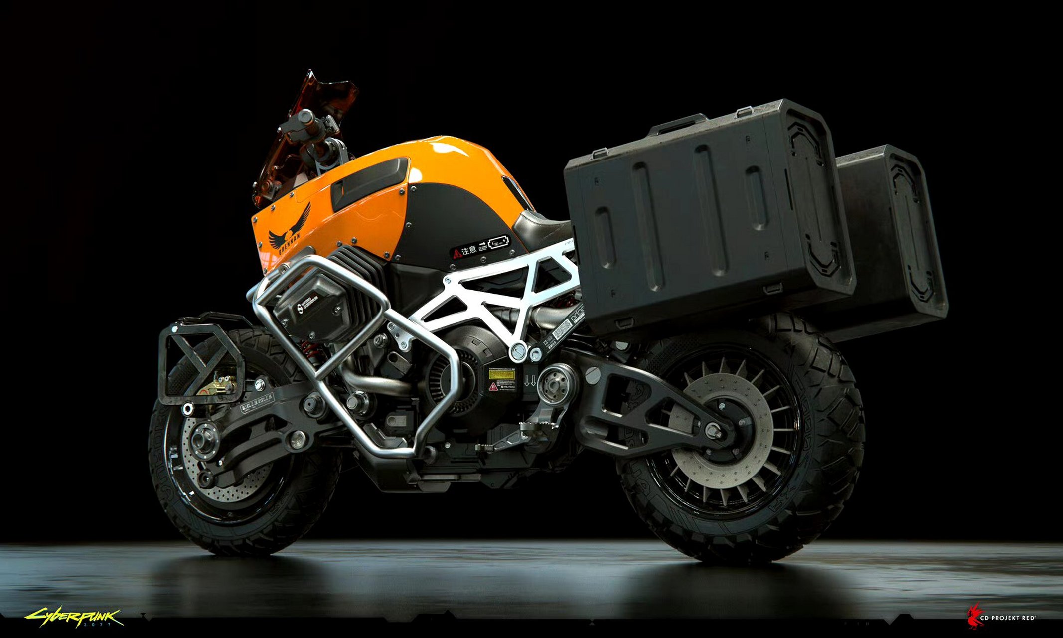 画师filippo ubertino为游戏《赛博朋克2077》设计的各种载具,展现了