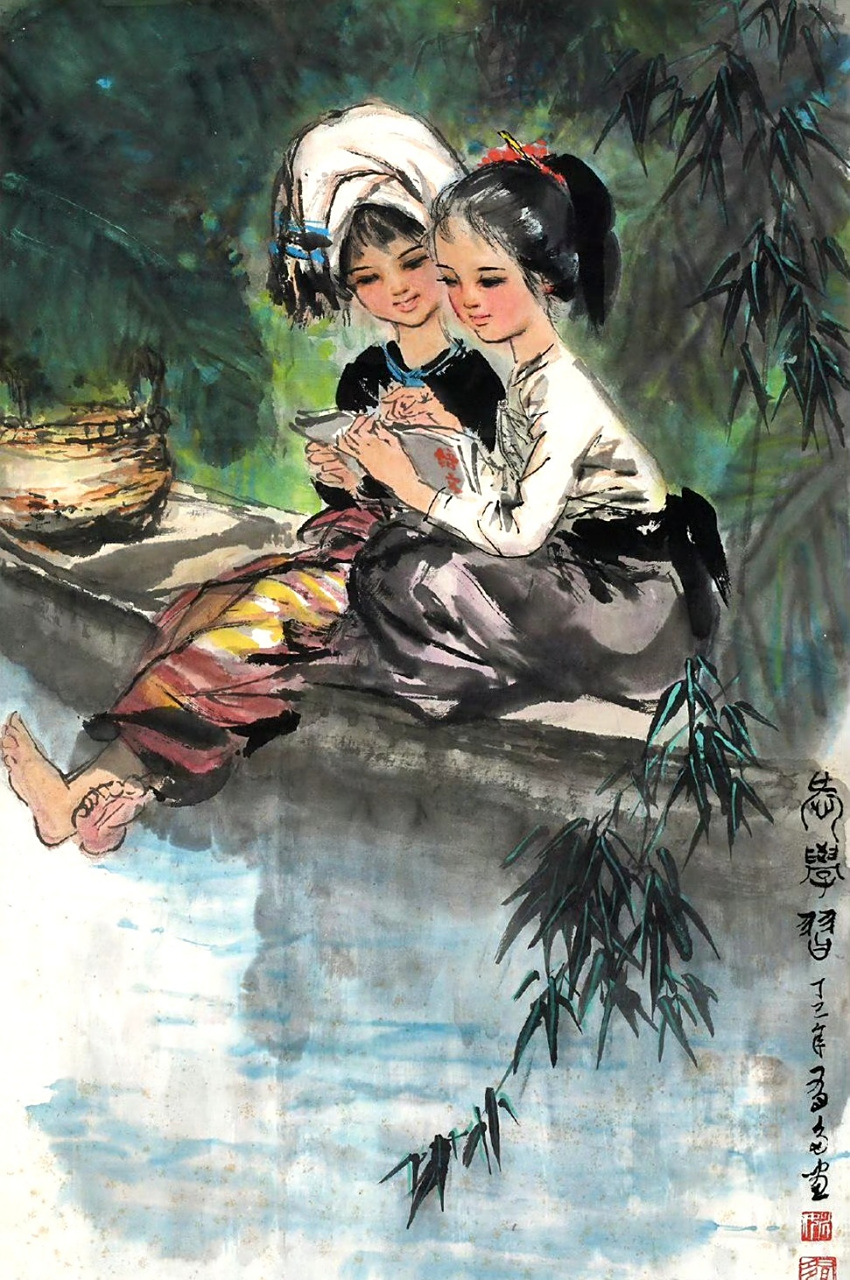 画家姚有多人物绘画欣赏, 67笔下的人物生动传神,画作细腻入微,给人