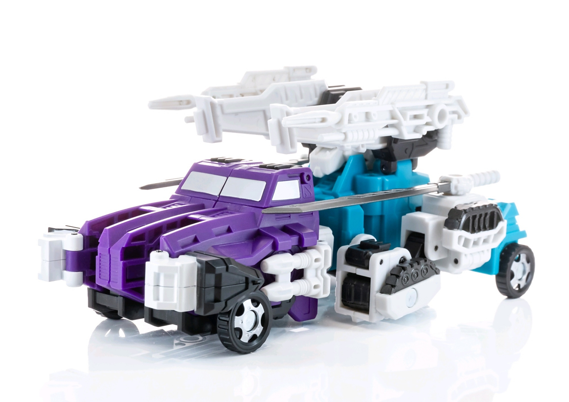 模型欣赏:金宝 变形金刚 头领战士 六面兽动画配色,18厘米高.