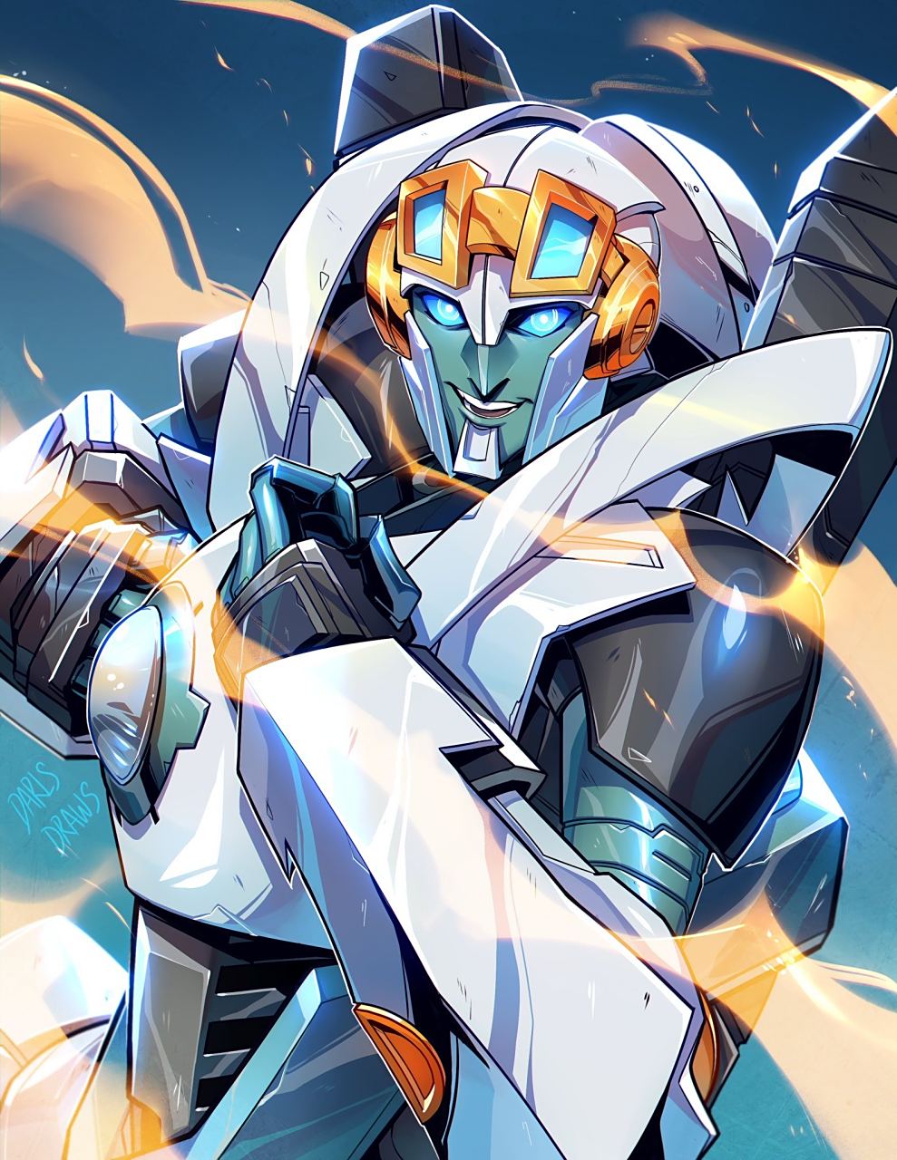 一组idw风格的变形金刚角色插画欣赏,人物设定越来越帅气,by darlsdr