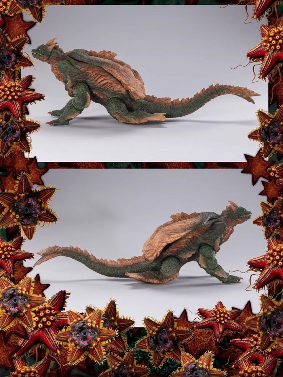 模型欣赏:万代 pb 扭蛋 魔斯拉海底大决战 怪兽番外地 魔海兽 达哥拉.